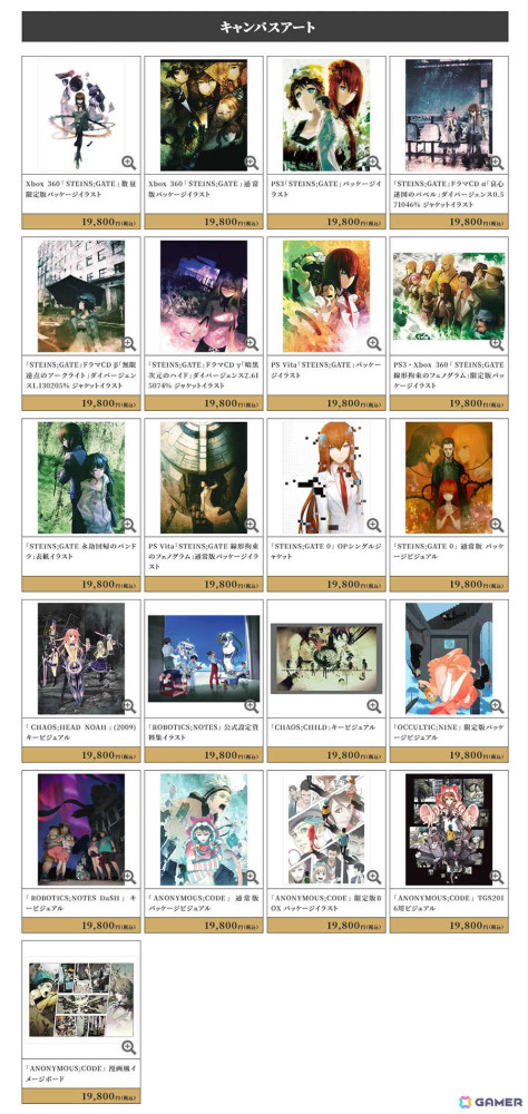 「STEINS;GATE」15周年イヤーを記念したART POP-UPが6月14日より全国5会場で順次実施！購入も可能な大型キャンバスアートを展示の画像6