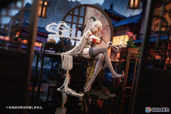 「アズレン」より「エーギル 祥雲に昇る金龍Ver.」が1/6スケールフィギュアに！机や香炉、煙エフェクトなども付属の画像11