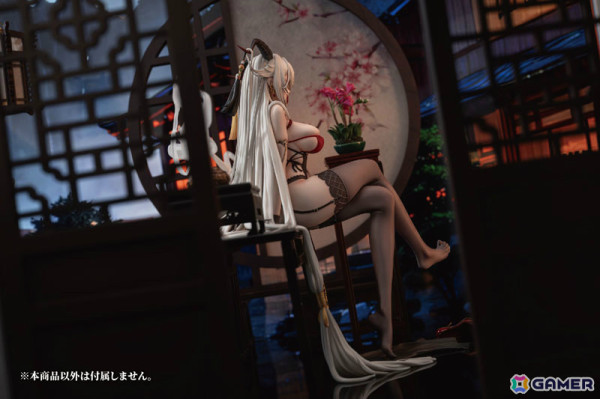 「アズレン」より「エーギル 祥雲に昇る金龍Ver.」が1/6スケールフィギュアに！机や香炉、煙エフェクトなども付属の画像12