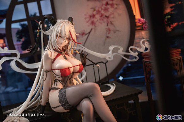 「アズレン」より「エーギル 祥雲に昇る金龍Ver.」が1/6スケールフィギュアに！机や香炉、煙エフェクトなども付属の画像15