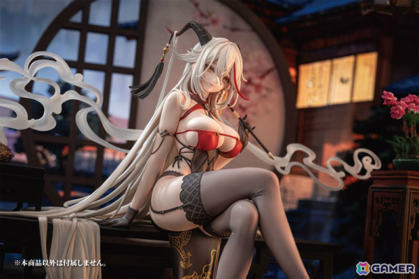 「アズレン」より「エーギル 祥雲に昇る金龍Ver.」が1/6スケールフィギュアに！机や香炉、煙エフェクトなども付属の画像16