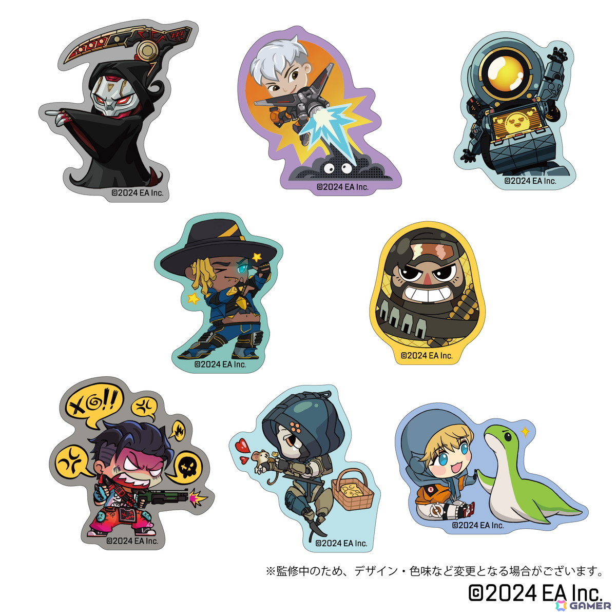 「Apex Legends」夏らしいフラネッシーぬいぐるみやインゲームステッカー柄アクリルスタンドなどが7月下旬より順次発売!の画像