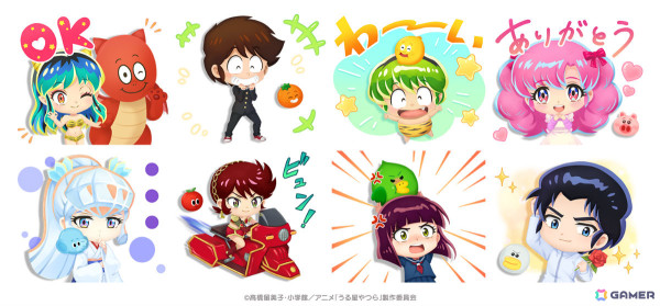 「LINE バブル2」でTVアニメ「うる星やつら」とのコラボが実施！ラムたちがLINEスタンプや限定なかまとして登場の画像2