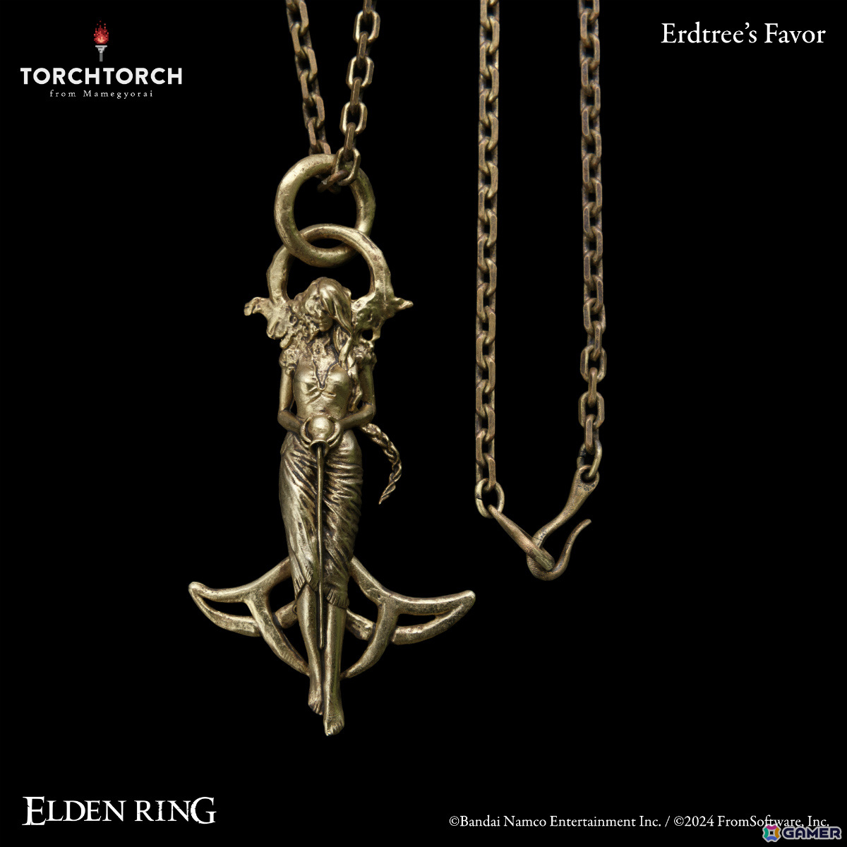 「ELDEN RING」の“黄金樹の恩寵”がペンダントに！TORCH TORCHとのコラボアクセサリーが9月に発売の画像