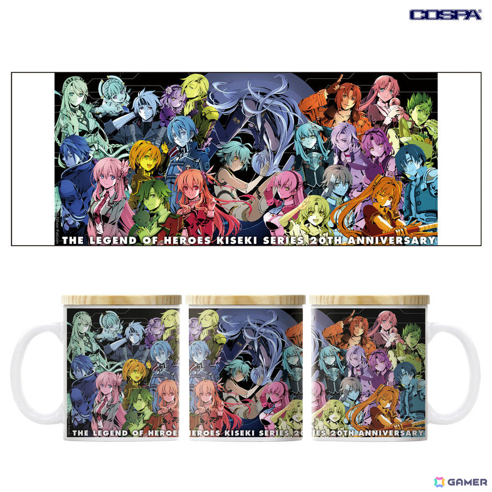 KISEKI SERIES 20TH ANNIVERSARY フタ付きフルカラーマグカップ