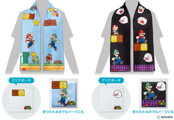 「スーパーマリオ」夏の旅行やおでかけに役立つグッズが7月12日に発売！コースをイメージしたクリア素材のパスポートカバーなどが展開の画像19