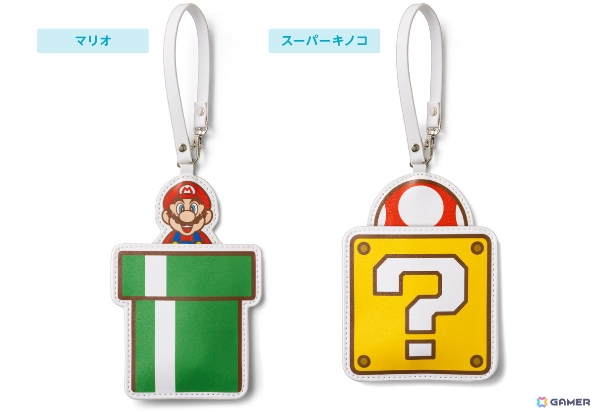「スーパーマリオ」夏の旅行やおでかけに役立つグッズが7月12日に発売！コースをイメージしたクリア素材のパスポートカバーなどが展開の画像