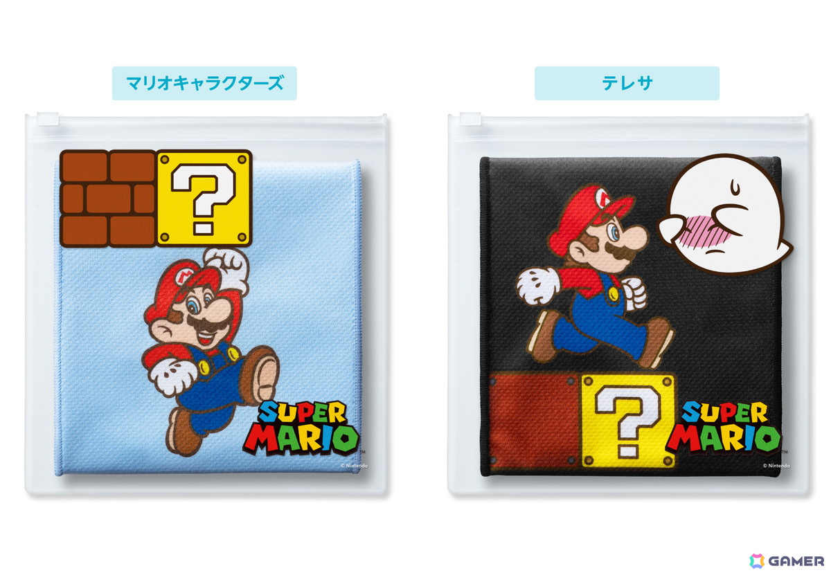 「スーパーマリオ」夏の旅行やおでかけに役立つグッズが7月12日に発売！コースをイメージしたクリア素材のパスポートカバーなどが展開の画像