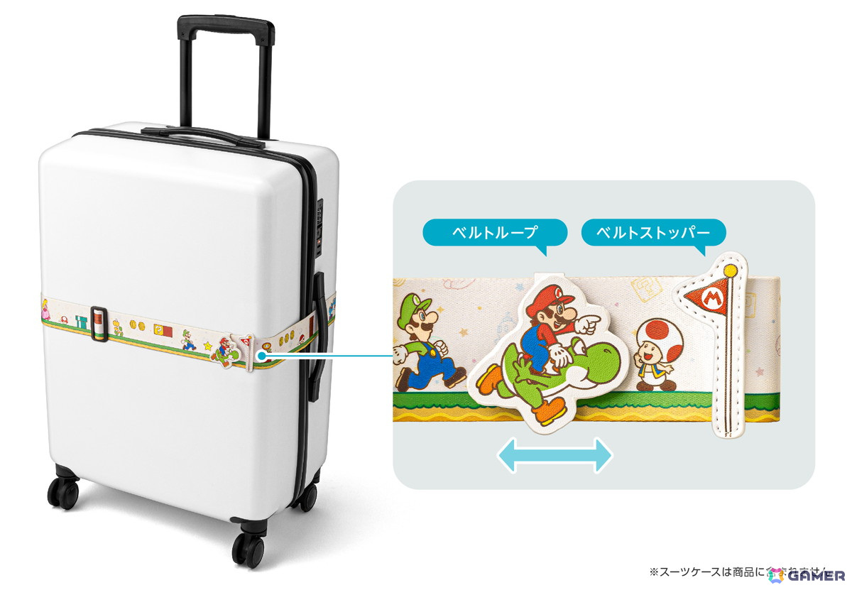 「スーパーマリオ」夏の旅行やおでかけに役立つグッズが7月12日に発売！コースをイメージしたクリア素材のパスポートカバーなどが展開の画像