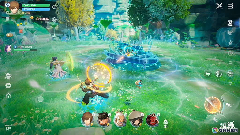 2つのバトルモードを搭載したスイッチングRPG「護縁」が2024年下半期に配信！「Project BSS」として開発されてきたNCSOFTの新作の画像4