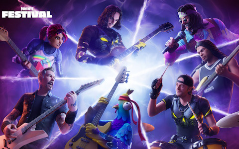 「フォートナイト」にMETALLICAが登場！「Fortnite Festival」などゲーム全体でのコラボや限定コンサート「Metallica: Fuel. Fire. Fury.」を開催
