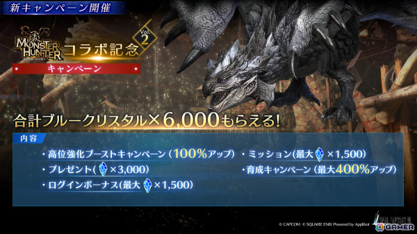 「FFVII エバークライシス」と「モンスターハンター」シリーズのコラボイベントにリオレウス希少種が登場！の画像7
