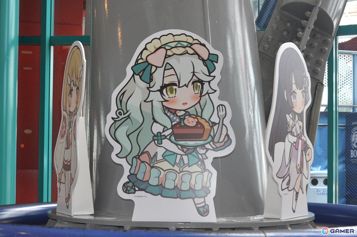「プリコネR」よこはまコスモワールドコラボレポート：遊園地のいたるところにクルル＆マホはじめおなじみの面々が登場の画像9