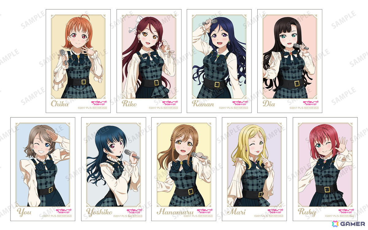 「『ラブライブ!サンシャイン!!』POP UP SHOP in マルイ」が開催決定!チェックワンピースをコンセプトにした描き下ろしイラストのグッズもの画像