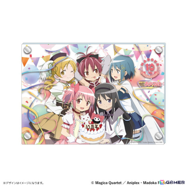 「まどマギ」Tカード券面イラストを使用したグッズが登場！タペストリー、デスクマット、アクリルアートスタンドがラインナップの画像4