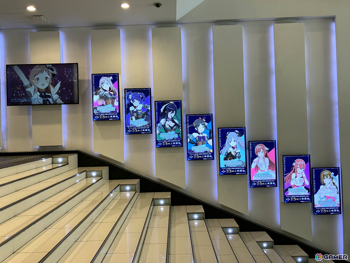 アニメ「アイドルマスター シャイニーカラーズ 2nd season」本日より劇場装飾が開始!地域別の映画館応援ユニットバナーも6月19日より掲出予定の画像