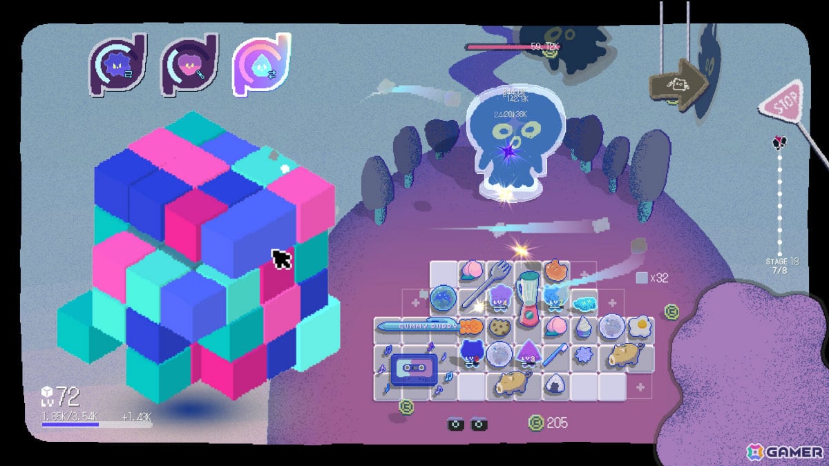 キューブ型パズル×アイテム整理のパズルローグライト「CUBEN ―キューブン―」が2025年にリリース！Steamページが公開の画像