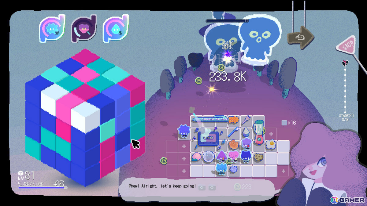 キューブ型パズル×アイテム整理のパズルローグライト「CUBEN ―キューブン―」が2025年にリリース！Steamページが公開の画像