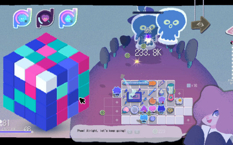 キューブ型パズル×アイテム整理のパズルローグライト「CUBEN ―キューブン―」が2025年にリリース！Steamページが公開