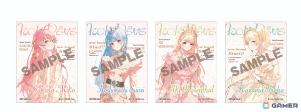 ホロライブの女性ファンに届ける新グッズブランド「holoRêve」が始動！星街すいせいさんら4名のグッズを6月28日より販売開始の画像2