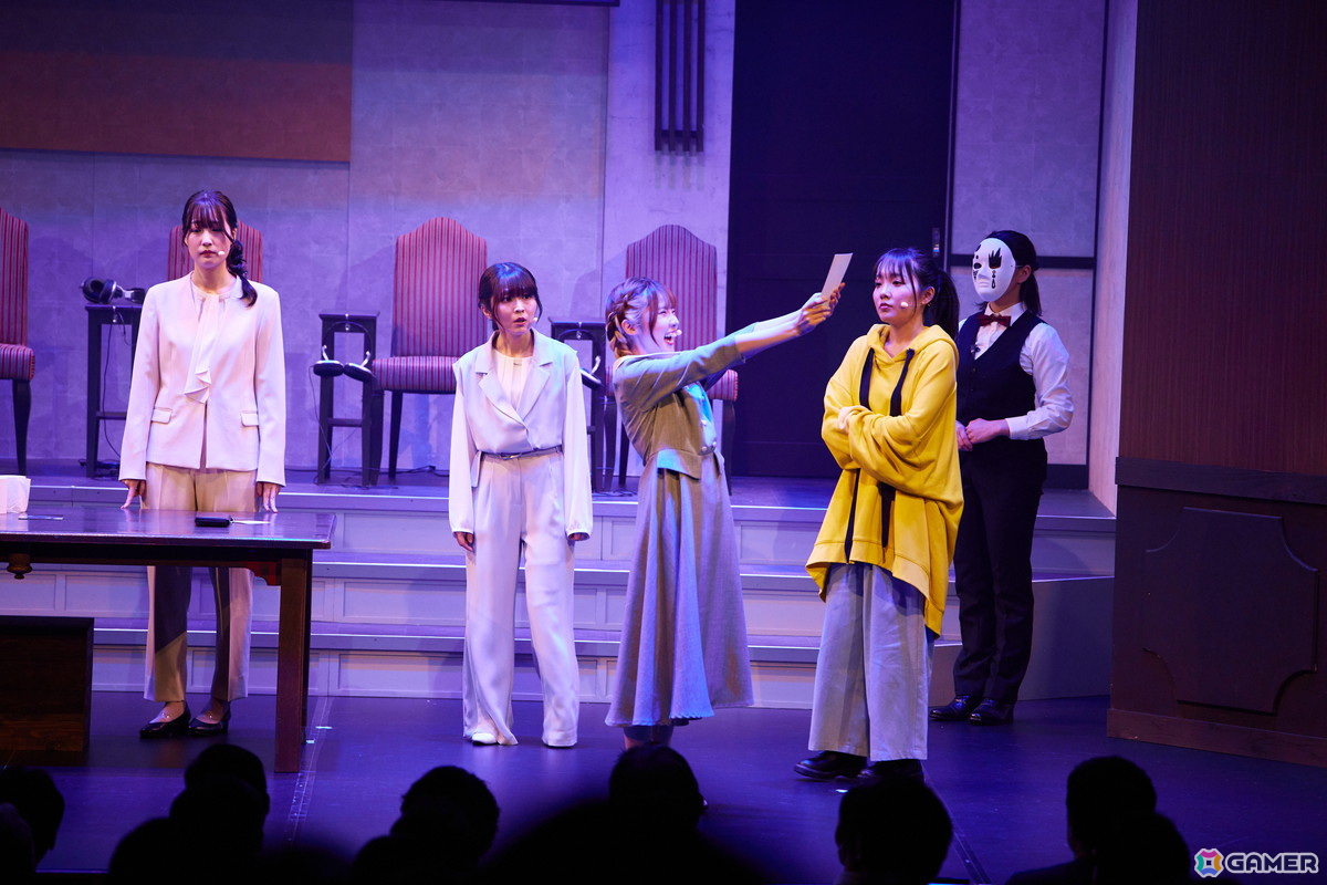 舞台「LIAR GAME murder mystery」初日夜公演をレポート！木戸衣吹さん、桑原由気さん、渕上舞さん、峯田茉優さん、結名美月さん、優木かなさんが出演の画像