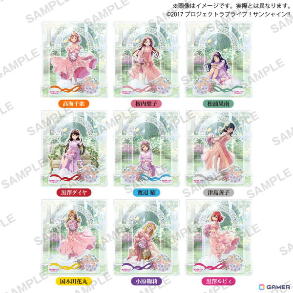 「ラブライブ！サンシャイン!! Aqours Flower Party」のイオンファンタジー限定プライズやカプセルトイが6月21日より順次登場！の画像4