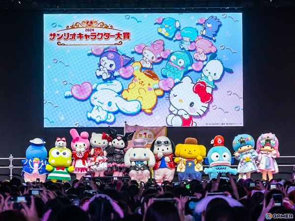 「SANRIO FES 2024」イベントレポートが公開！「2024年サンリオキャラクター大賞」ではシナモロールが自身初の5連覇を達成の画像1