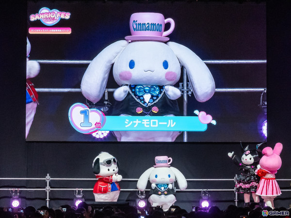 「SANRIO FES 2024」イベントレポートが公開！「2024年サンリオキャラクター大賞」ではシナモロールが自身初の5連覇を達成の画像2