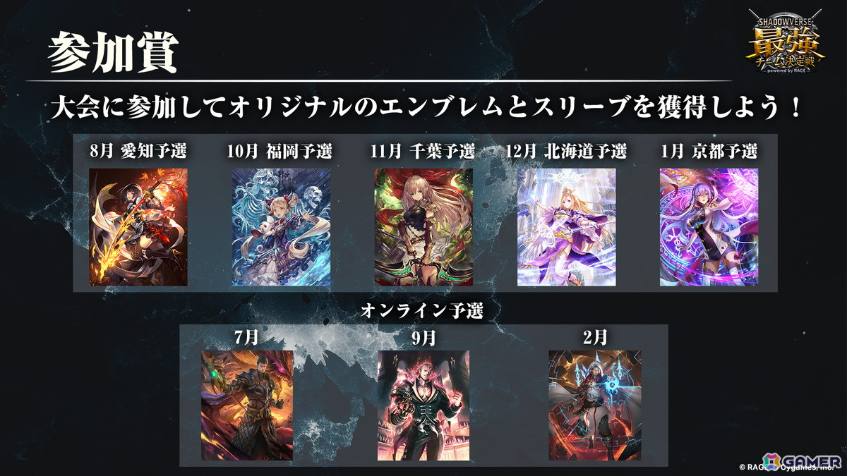 優勝賞金1,500万円!3人1組のチームで争われる「Shadowverse」の新大会「RAGE Shadowverse 最強チーム決定戦」が7月20日に開幕の画像