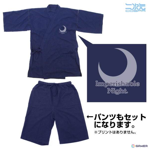 「東方Project」のグッズが二次元コスパより登場！「東方永夜抄」の世界観を楽しめる甚平やTシャツがラインナップの画像