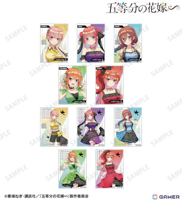 TVスペシャルアニメ「五等分の花嫁∽」×「rockin'star★」のコラボレーションアイテムがAMNIBUSで登場！の画像3