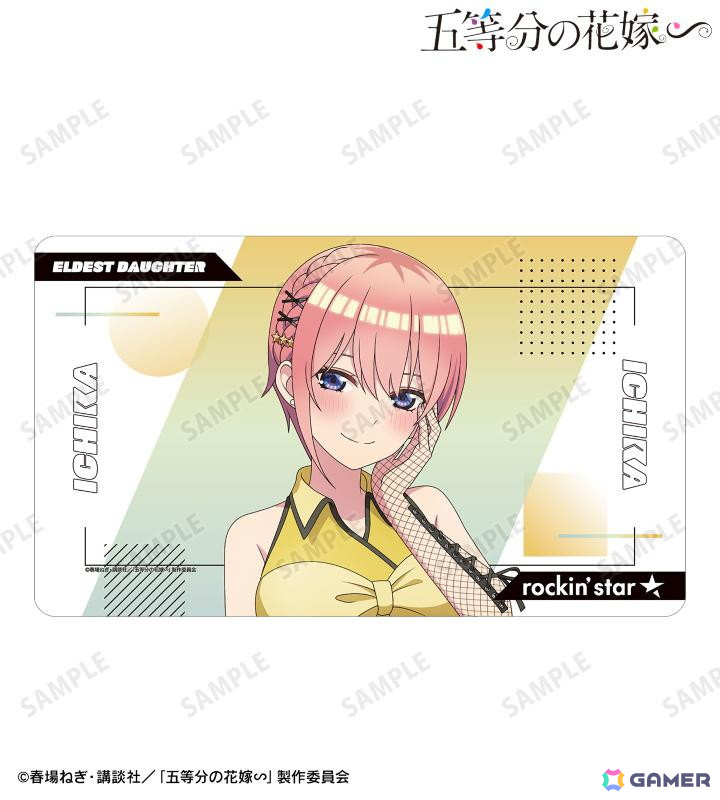 TVスペシャルアニメ「五等分の花嫁∽」×「rockin'star★」のコラボレーションアイテムがAMNIBUSで登場！の画像
