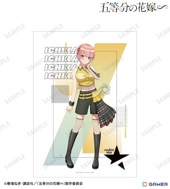 TVスペシャルアニメ「五等分の花嫁∽」×「rockin'star★」のコラボレーションアイテムがAMNIBUSで登場！の画像