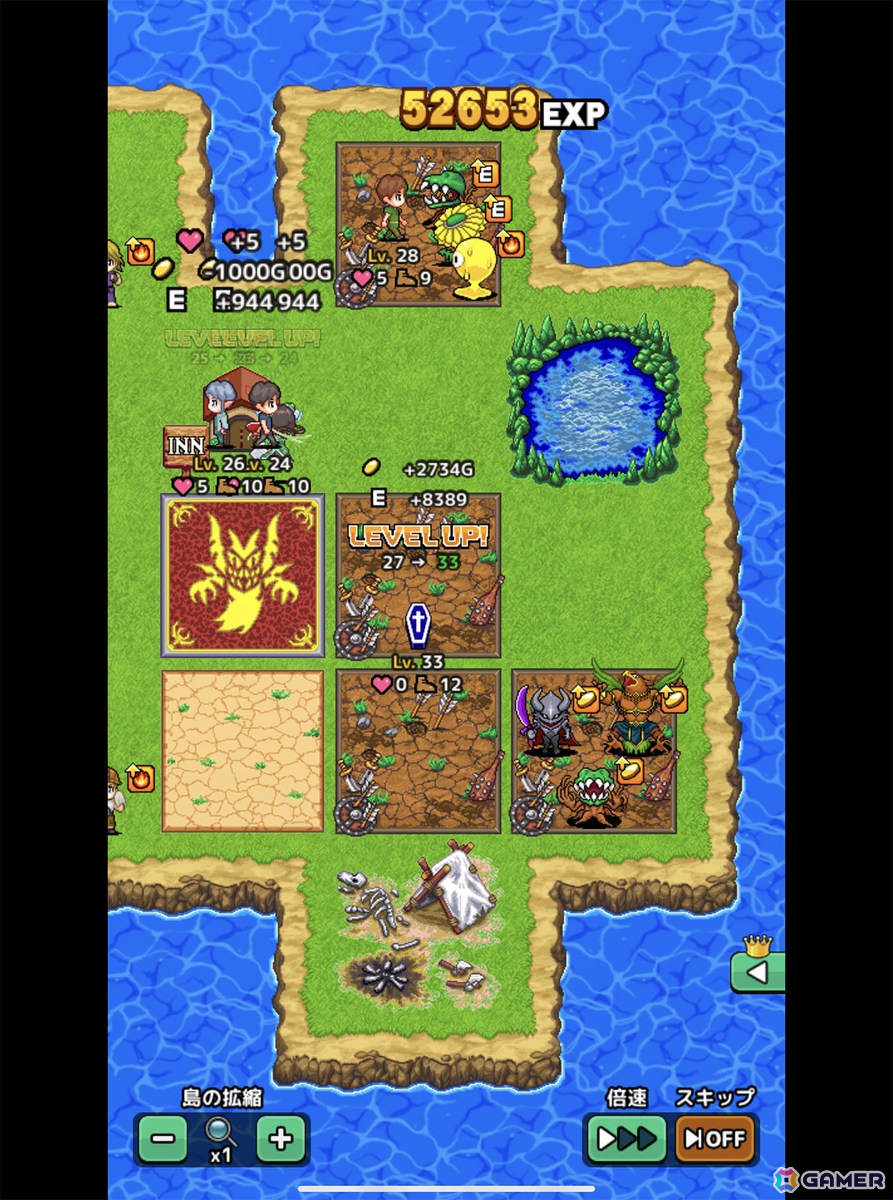 モンスターのトレードもできる！名作ブラウザゲームをKONAMIがリメイクした「レベル上げにすごくちょうどいい島」プレイレポートの画像
