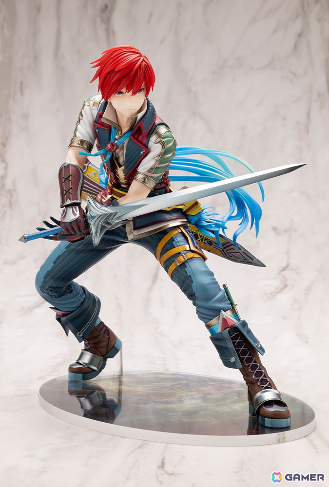 「イースVIII」よりアドルの1/7スケールフィギュアが登場！燃えるような赤毛や複雑で色鮮やかな衣装を忠実に再現の画像11