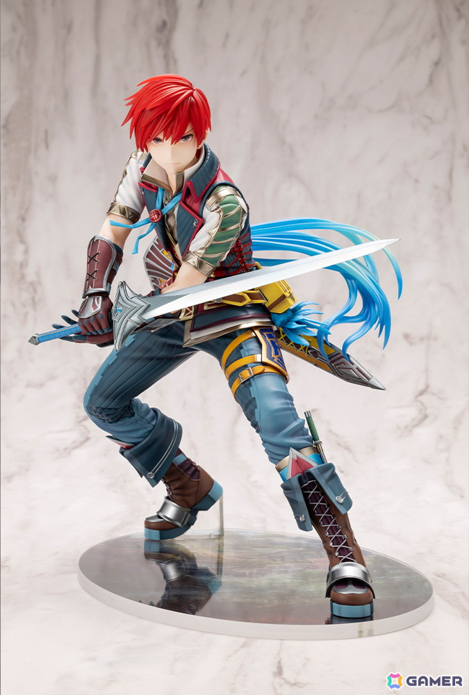 「イースVIII」よりアドルの1/7スケールフィギュアが登場！燃えるような赤毛や複雑で色鮮やかな衣装を忠実に再現の画像5