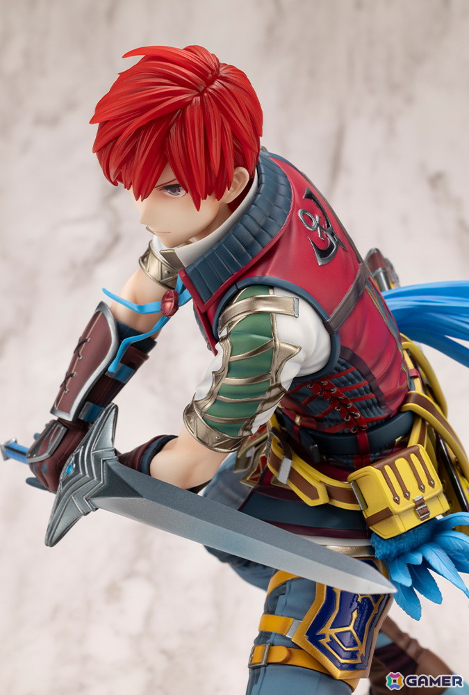 「イースVIII」よりアドルの1/7スケールフィギュアが登場！燃えるような赤毛や複雑で色鮮やかな衣装を忠実に再現の画像7