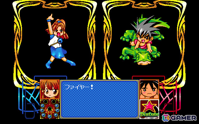 アルルが活躍するSLG「大魔導戦略物語'95（PC-9801版）」やデモ