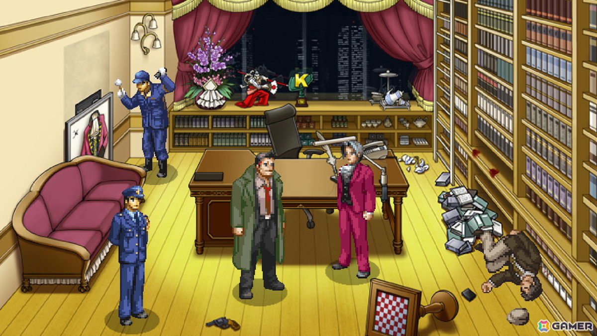 オリジナル版のドット絵表示にしたゲーム画面