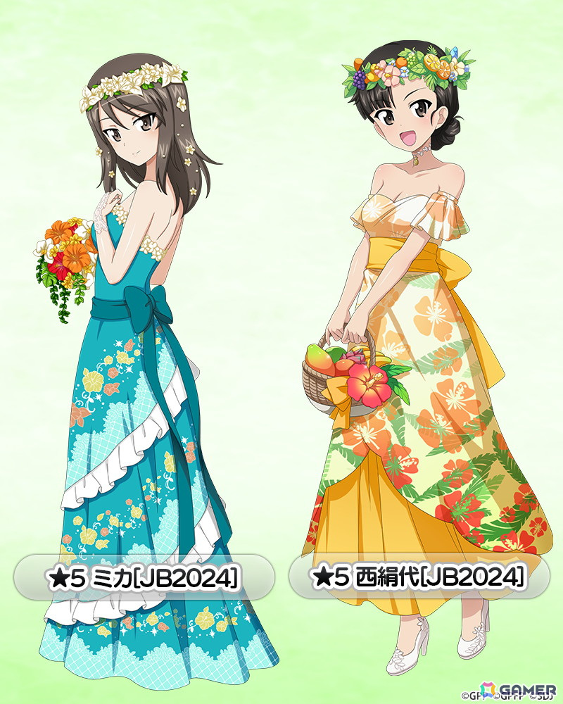 「ガールズ&パンツァー 戦車道大作戦!」ミカと西絹代がジューンブライド 2024 生徒第3弾として登場!の画像