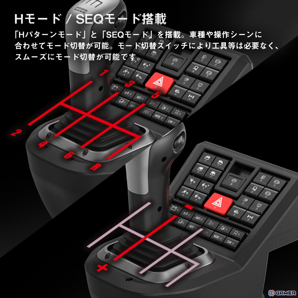 トラックシミュレーター専用設計のステアリングコントローラーセット「HORI Force Feedback Truck Control System for Windows PC」が7月に発売!の画像
