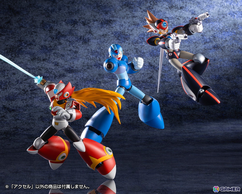 ロックマンX7」より約20年の時を経てアクセルが初のプラモデル化