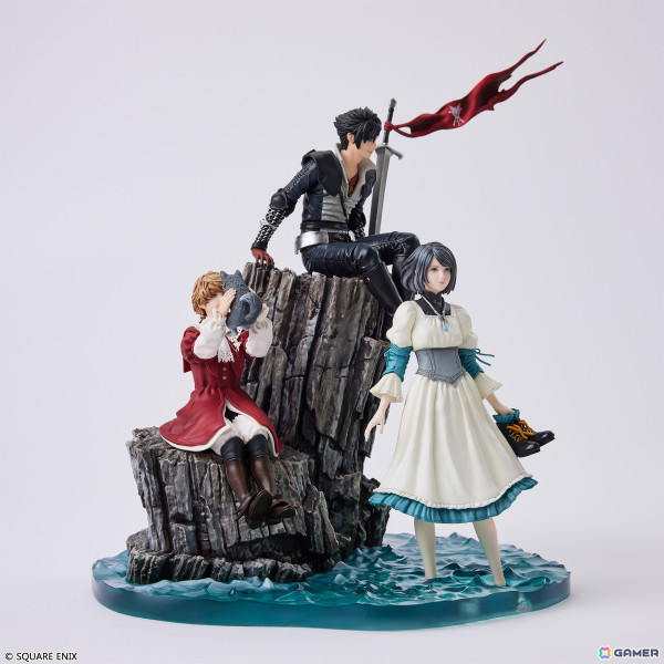 「FFXVI」少年期のクライヴとジョシュア、ジルが描かれたアート「望郷」が立体化！フォルミズム シーンより2025年3月に発売決定の画像1