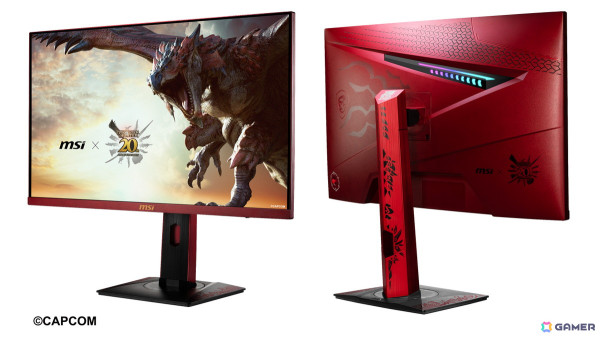 「モンスターハンター」シリーズ20周年を記念したゲーミングモニター「MAG 274QRF QD E2 MONSTER HUNTER EDITION」が6月28日に発売！の画像2