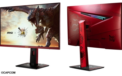 「モンスターハンター」シリーズ20周年を記念したゲーミングモニター「MAG 274QRF QD E2 MONSTER HUNTER EDITION」が6月28日に発売！
