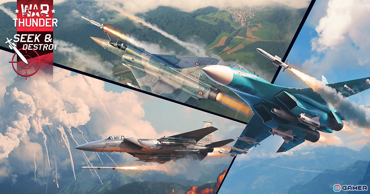 「War Thunder」初となるARHシーカーを有したミサイルと新兵装に対応した新鋭戦闘機が登場!大型アップデート「シーク&デストロイ(Seek & Destroy)」が実施の画像