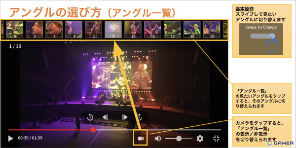 「NIKKE THE STAGE」千秋楽夜公演のマルチアングル アーカイブ配信が決定！視聴者が自由に視点を切り替えられるSwipeVideoで実施の画像2
