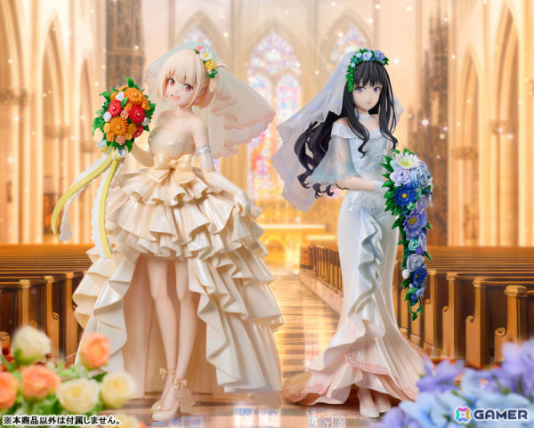 TVアニメ「リコリス・リコイル」ウェディングドレス姿の千束とたきなが1/7スケールフィギュアで登場！の画像1