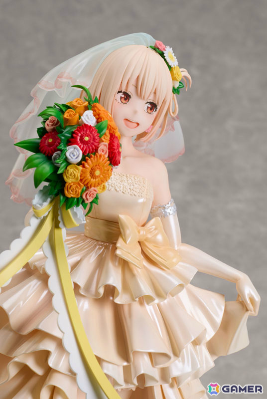 TVアニメ「リコリス・リコイル」ウェディングドレス姿の千束とたきなが1/7スケールフィギュアで登場！の画像