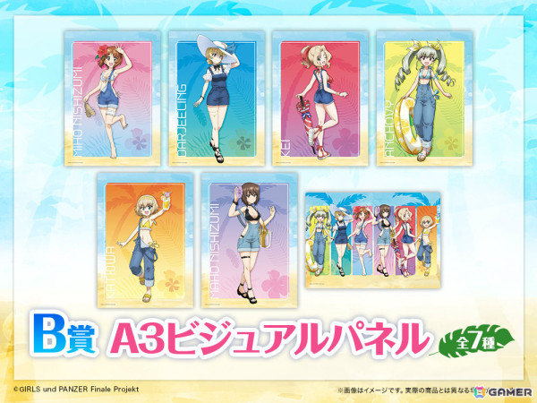 「ガールズ＆パンツァー 最終章WEBくじ」の販売が開始！みほたちの描き下ろしBIGバスタオルなどが賞品にの画像3